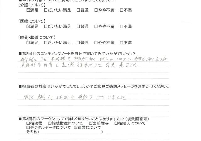 具大的な内容を意識することができ有意義でした