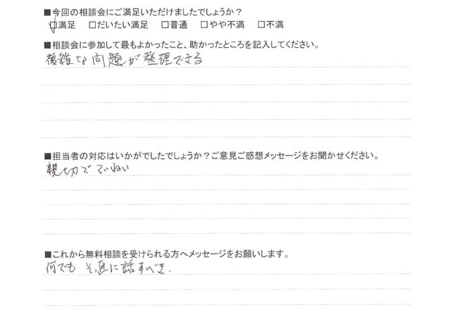複雑な問題が整理できる
