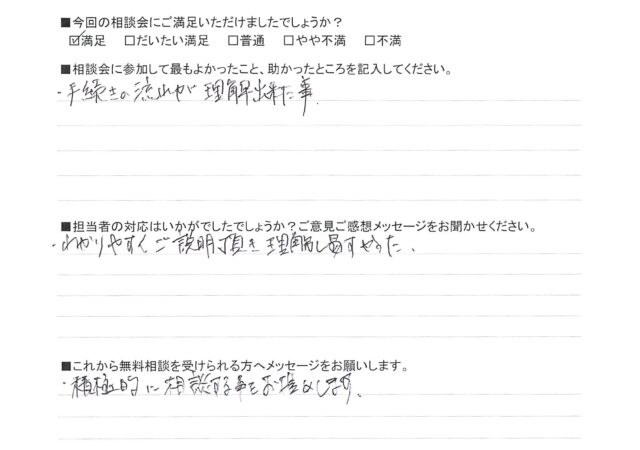 わかりやすくご説明頂き理解し易かった